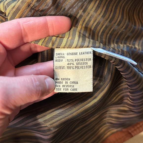 Vintage! Men’s XL Robert Comstock Vertical genuine leather. Great condition! - Picture 9 of 11